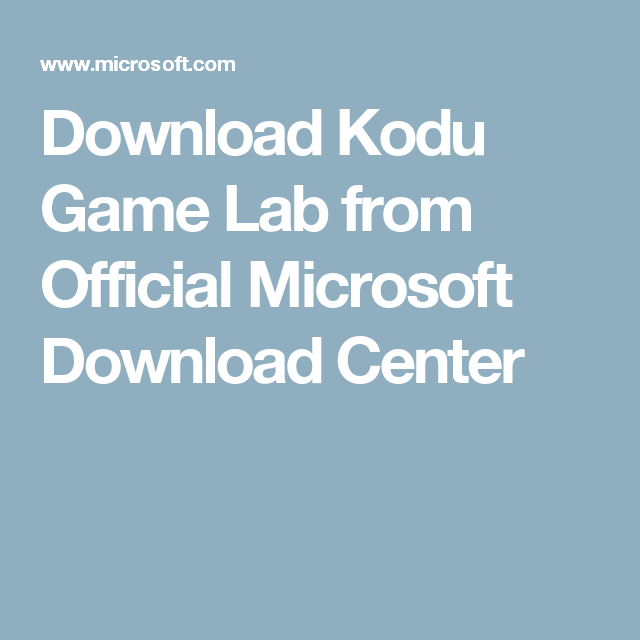 download kodu game lab for mac