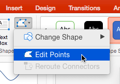powerpoint for mac connection points on an image